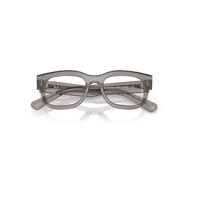 Ray-Ban Rb5528m Optics Scuderia Ferrari Collection Optical Transparent Grey Frame Clear Lenses Polarized 51-19