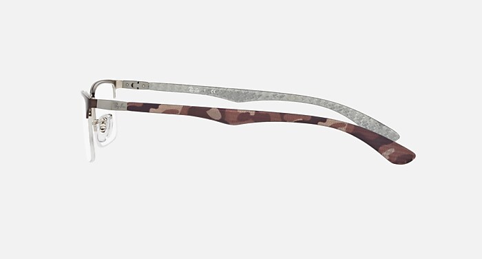 RB8413 Polarized Eyeglasses with Brown and Clear (54-18) - RB8413
