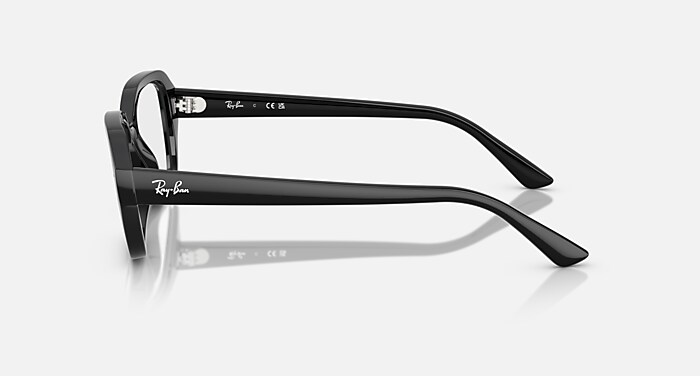 Ray-Ban RB 5267 ブラックフレーム メガネ SHEA OPTICS BIO-BASED メガネ ブラック と クリア (51-18) - RB7258F