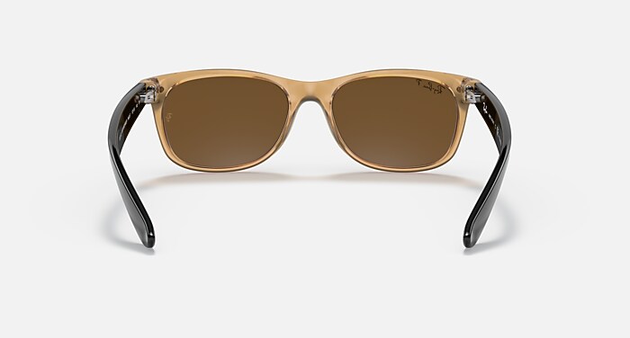 NEW WAYFARER BICOLOR Polarized Sunglasses in Honey and Brown
