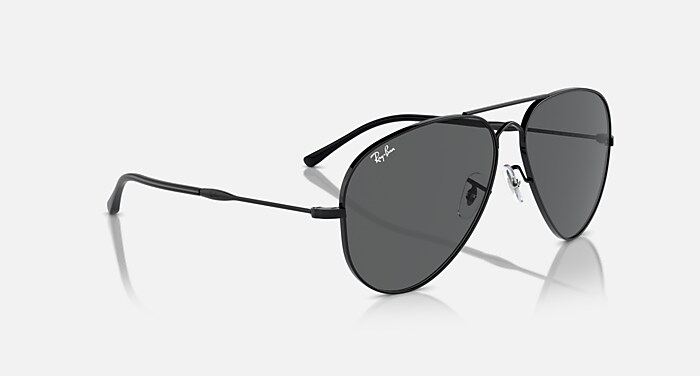 OLD AVIATOR Sunglasses in Black and Dark Grey - RB3825 | Ray-Ban® US