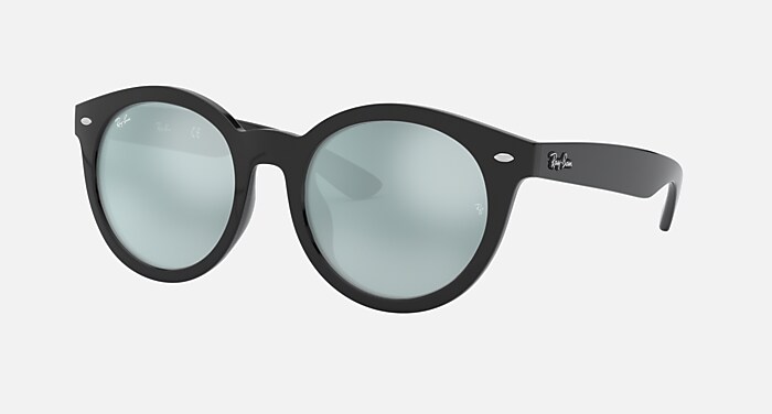 RB4261D Sunglasses in Black and Silver Mirror (55-21) - RB4261D