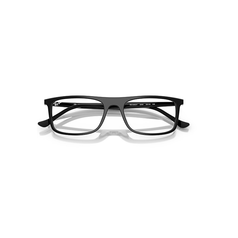 Ray-Ban Rb5440 Optics Optical Black Frame Clear Lenses Polarized 55-18