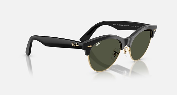 レイバン　サングラス0RB2341 クラブマスターウェイ　51 CLUBMASTER WAY Sunglasses in Black On Gold and Green - RB2341