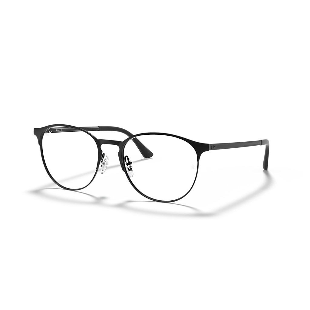 RB6375 OPTICS Polarized Eyeglasses with Black and Clear (51-18