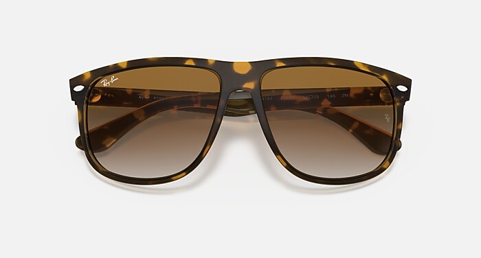 BOYFRIEND Sunglasses in Light Havana and Light Brown Gradient (60
