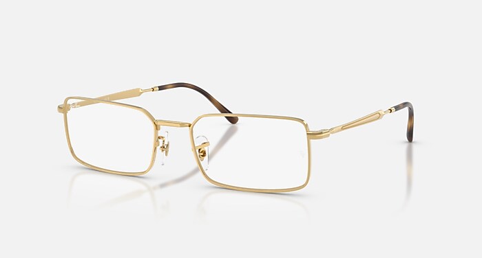 RB6557 OPTICS Eyeglasses with Gold and Bio Demo Lens (56-19