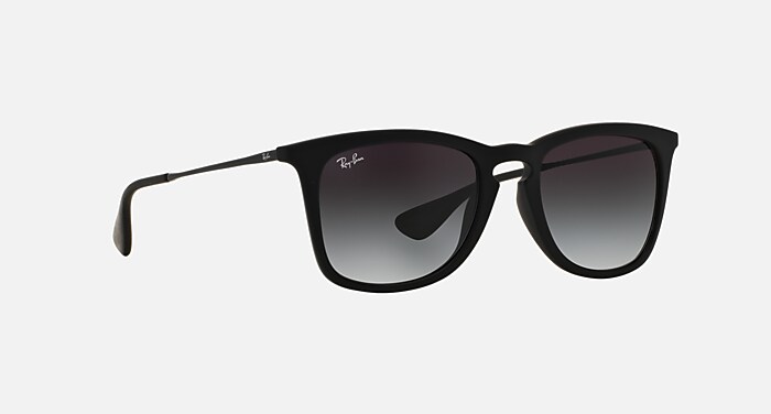 RB4221 Sunglasses in Black and Grey Gradient Dark Grey (52-19