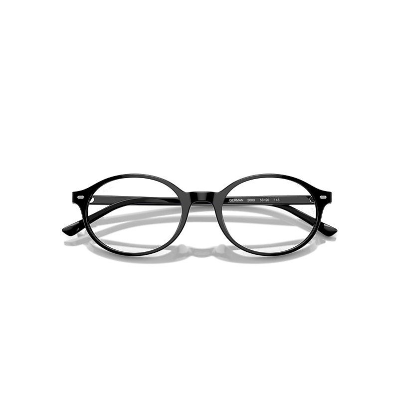 Ray-Ban German Optics Optical Black Frame Clear Lenses Polarized 51-20