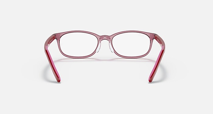 RB1613D OPTICS KIDS Polarized Eyeglasses with Transparent Pink and