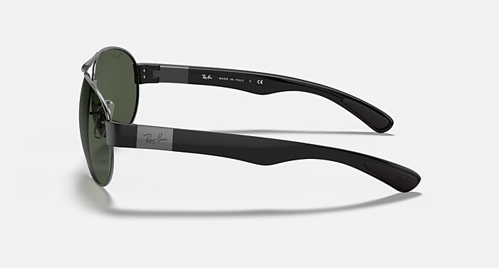 RB3509 Sunglasses in Gunmetal and Green (63-15) - RB3509 | Ray-Ban