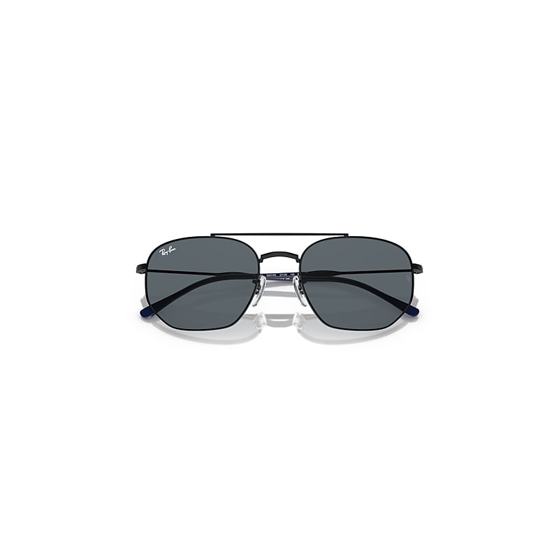 Ray-Ban RB3707 Asian Fit 9257R5 Men's Sunglasses Black Size 54