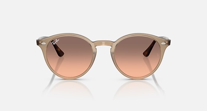 RB2180 Sunglasses in Turtledove and Pink Gradient Grey (51-20