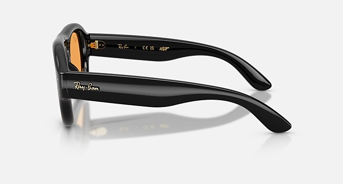 A*n様 最新デザイン Ray-Ban AWGE rb4925 AVIATOR PUFFER Sunglasses in Black and Orange (50-21) - RB4925