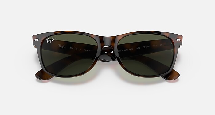 NEW WAYFARER CLASSIC Sunglasses in Tortoise and G-15 Green