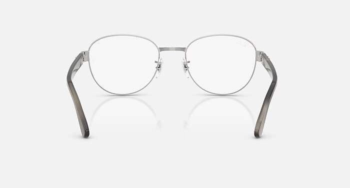 RB6543 OPTICS メガネ シルバー と クリア (54-20) - RB6543