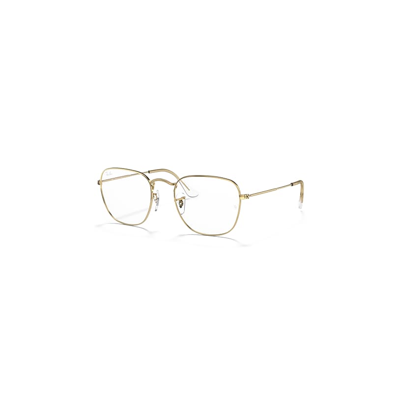 Ray-Ban Eyeglasses  Frank Optics - Gold Frame Clear Lenses Polarized 51-20, RB3857V