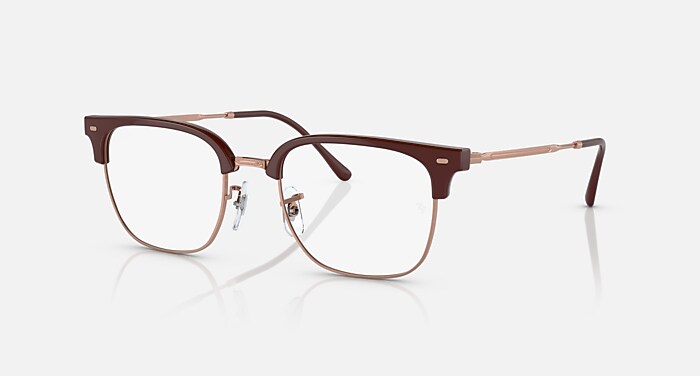 NEW CLUBMASTER OPTICS Eyeglasses with Bordeaux On Rose Gold and