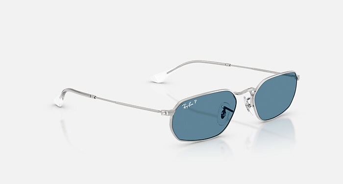 RB3947 POLARIZED+ LENSES Polarized Sunglasses in Silver and