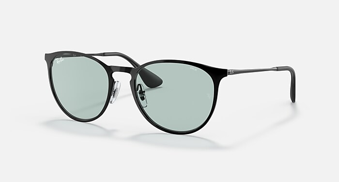 ERIKA METAL EVOLVE Sunglasses in Black and Photochromic Green 