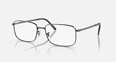 RB3717 OPTICS Eyeglasses with Gunmetal and Clear (54-18) - RB3717V