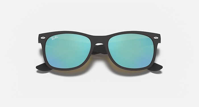 小物 Ray-Ban WAYFARER NEW WAYFARER KIDS Sunglasses in Black and Blue (48-16) - RB9052S