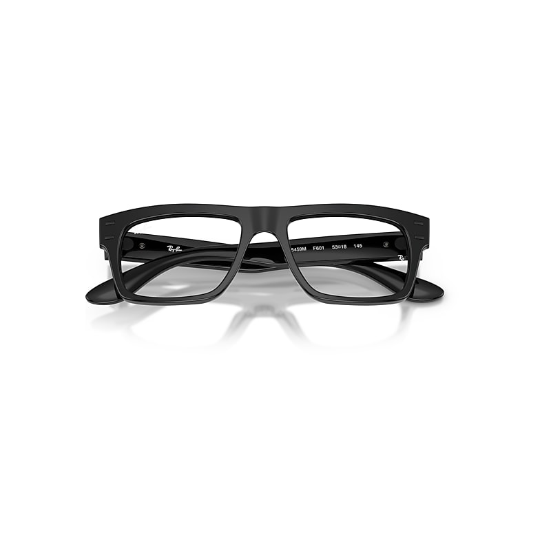 Ray-Ban Rb5459m Optics Scuderia Ferrari Collection Optical Black Frame Transparent Lenses Polarized 53-18