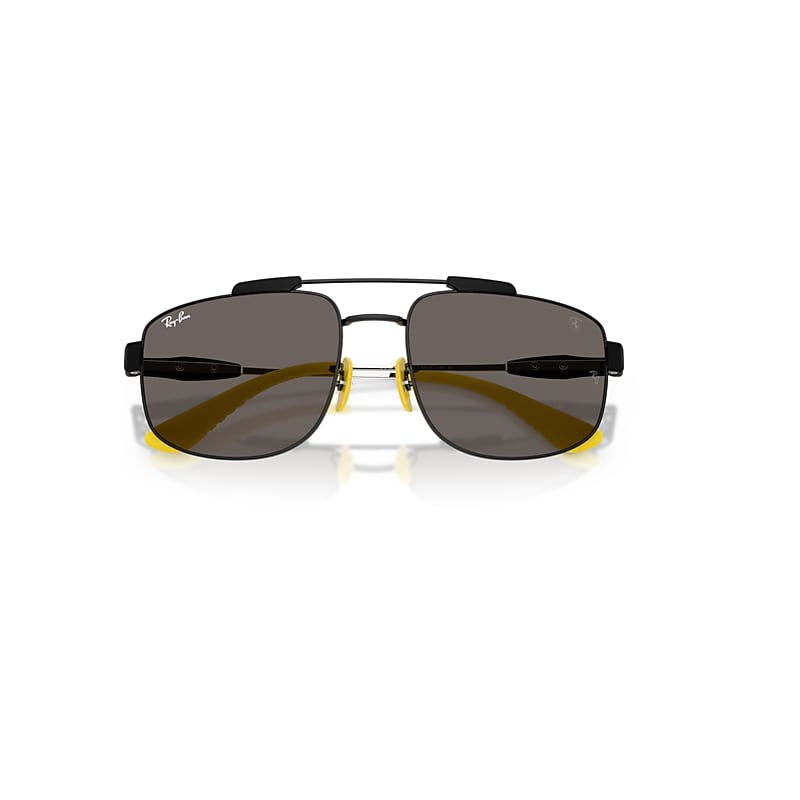 Ray-Ban Rb3789m Scuderia Ferrari Collection Sunglasses Black Frame Grey Lenses 58-18