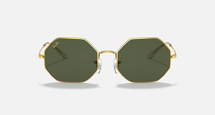 OCTAGON 1972 Sunglasses in Gold and G-15 Green (54-19) - RB1972