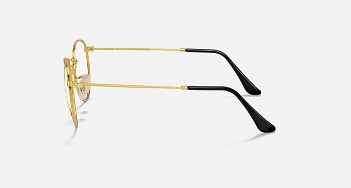 レイバン公式ストア】 Ray-Ban® ROUND METAL OPTICS メガネ | ゴールド