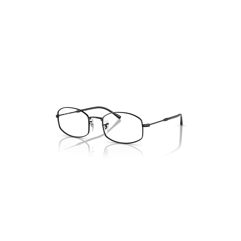Ray-Ban Eyeglasses   Optics - Black Frame Clear Lenses Polarized 52-20, RB6510