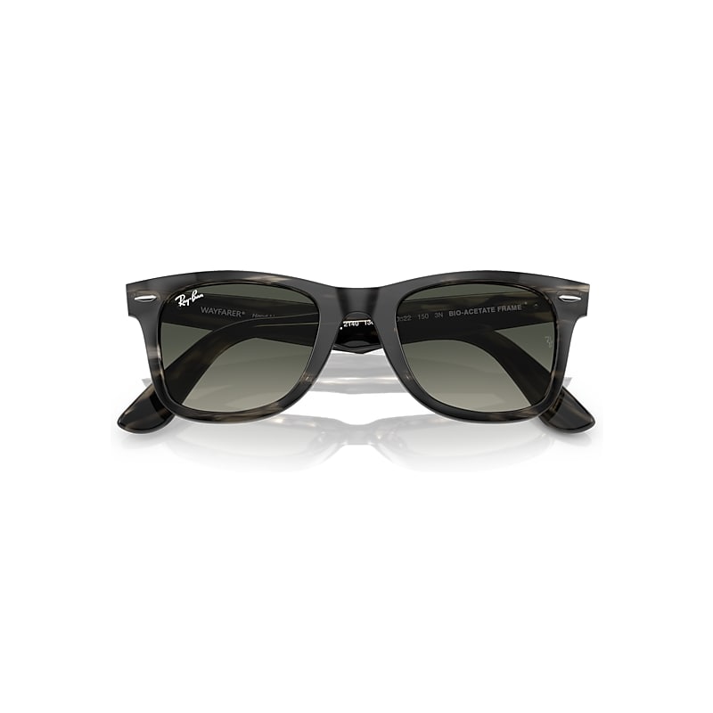 Ray-Ban Original Wayfarer Bio-based Sunglasses Grey Frame Grey Lenses 50-22