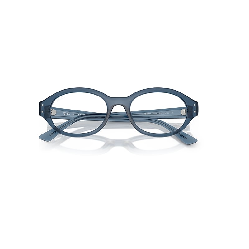 Ray-Ban Shilo Optics Bio-based Optical Light Blue Frame Clear Lenses Polarized 54-20