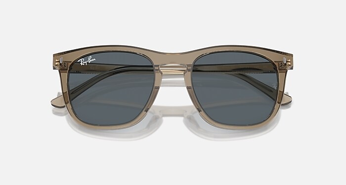 RB2210 Sunglasses in Transparent Brown and Blue (53-21) - RB2210