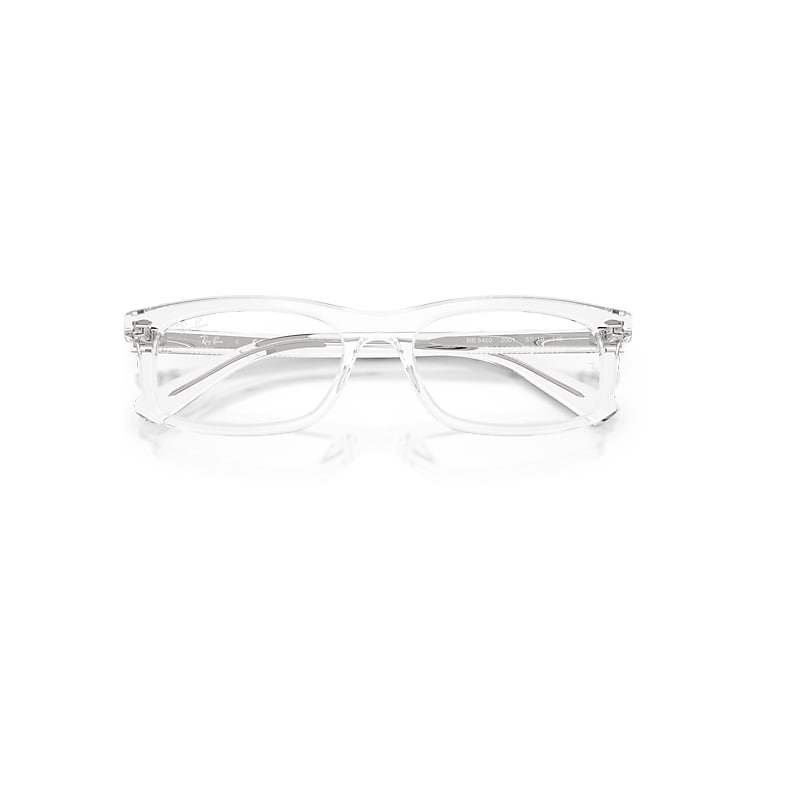 Ray-Ban Rb5450 Optics Optical Transparent Frame Clear Lenses Polarized 54-19