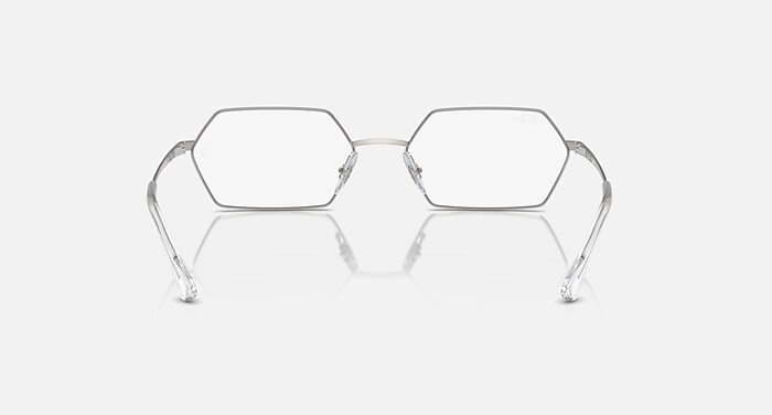 YEVI OPTICS Eyeglasses with Silver and Clear (56-18) - RB6528