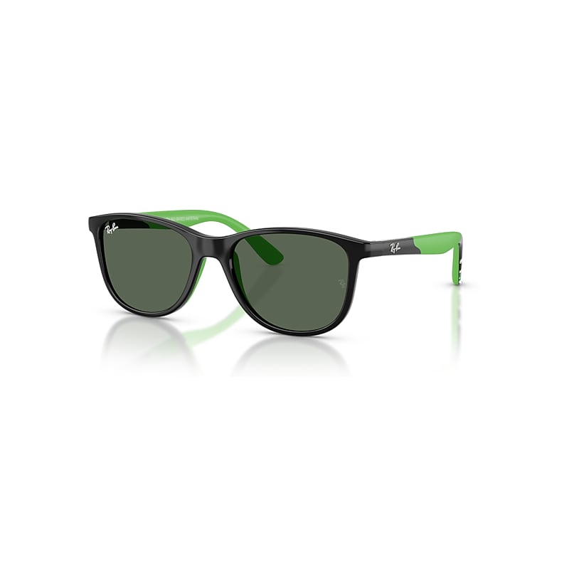 Ray-Ban Unisex Rectangle Square Sunglasses RJ 9077S - Green - Image 6