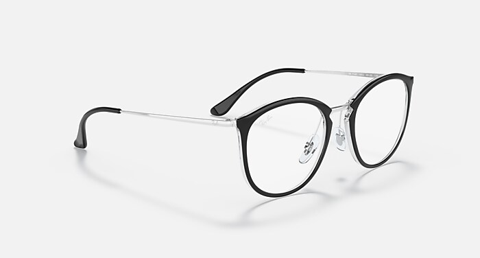 レイバン公式ストア】 Ray-Ban® RB7140 OPTICS メガネ | 透明上に 