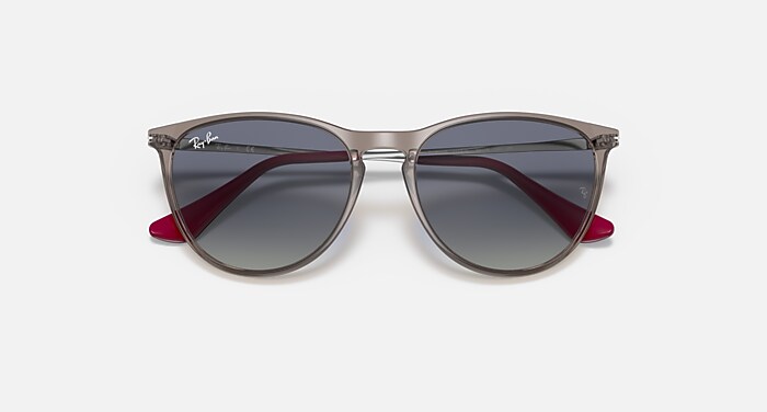 ERIKA KIDS Sunglasses in Transparent Grey and Grey Gradient Blue