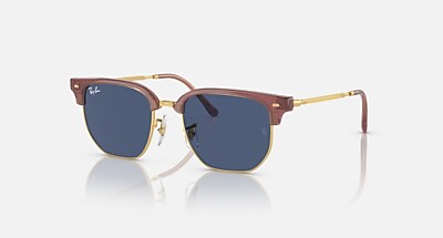 NEW CLUBMASTER KIDS サングラス ゴールド上にブラック と ダーク