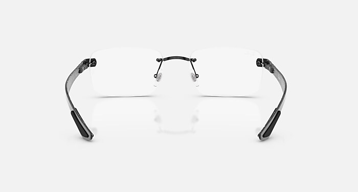 RB8423 OPTICS メガネ ブラック と クリア (56-18) - RB8423