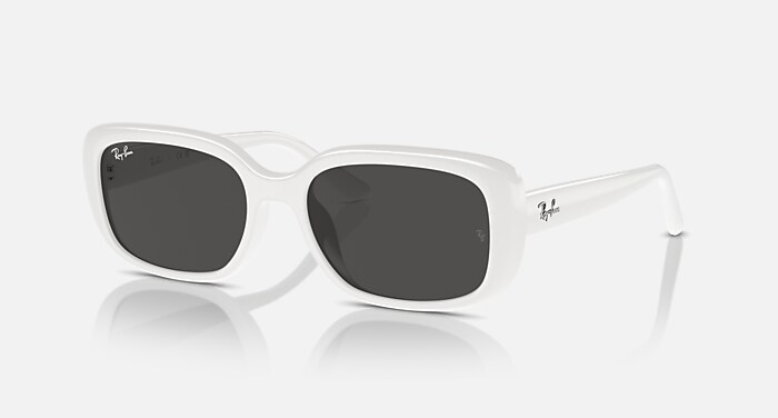RB4421D BIO-BASED Sunglasses in White and Dark Grey - RB4421D