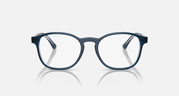 RB5417 OPTICS Eyeglasses with Blue On Transparent Blue Frame  display picture 3