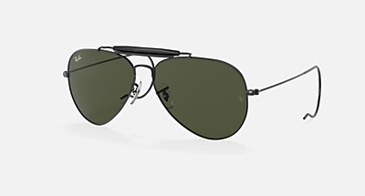 OUTDOORSMAN Sunglasses in Black and G-15 Green (58-14) - RB3030