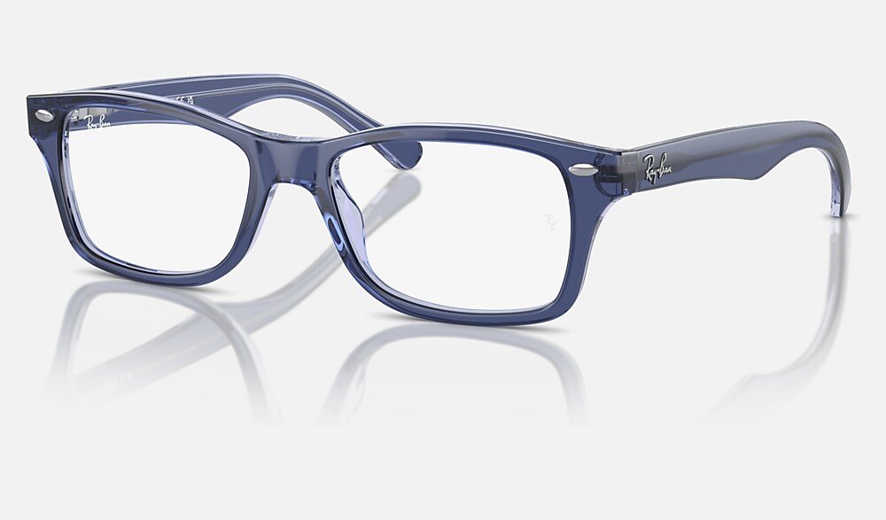 RB1531 OPTICS KIDS Eyeglasses with Top Violet On Transparent