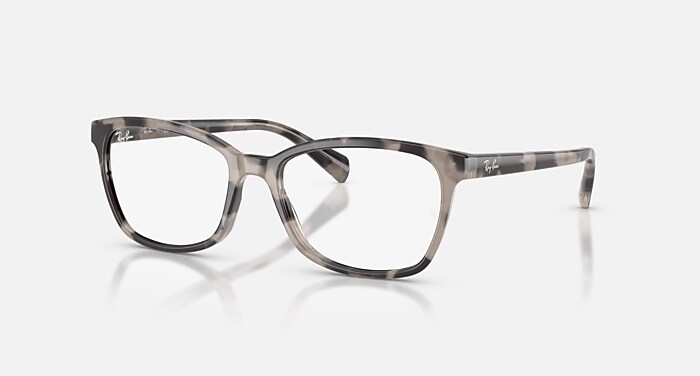 Ray-Ban Frame RB5362 Tortoise Eyeglasses 54/17 RB5362 OPTICS Eyeglasses with Havana On Transparent Frame  main image 3