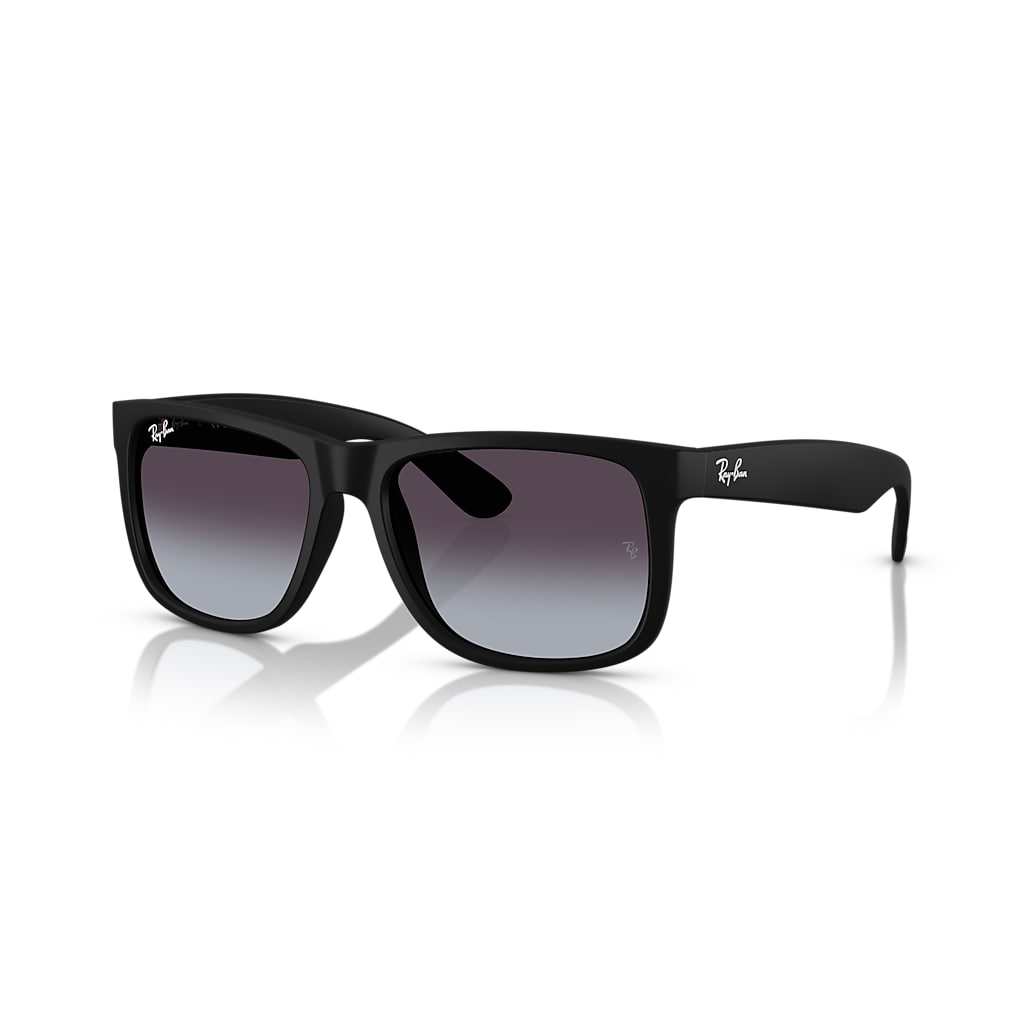 JUSTIN CLASSIC Sunglasses in Rubber Black and Dark Grey (54-16