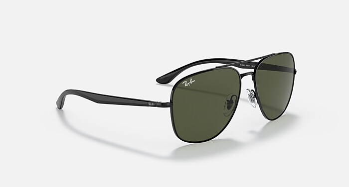 RB3683 Sunglasses in Black and G-15 Green (56-15) - RB3683 | Ray