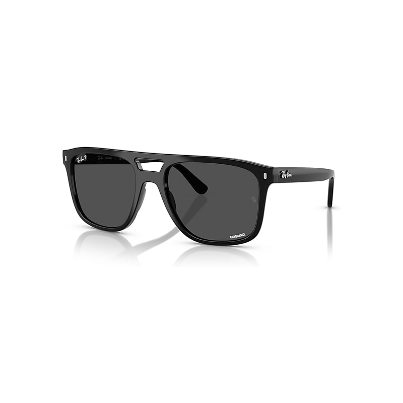 Ray-Ban Sunglasses  Rb2213 Polarized+ Lenses - Black Frame Grey Lenses Polarized 55-20, RB2213CH