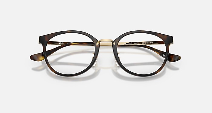 RB7266D OPTICS メガネ ハバナ と クリア (49-20) - RB7266D